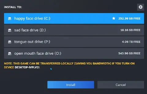 Happy Face Drive Installation
