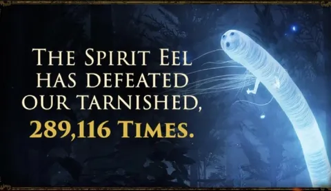 Spirit Eel Defeats the Tarnished