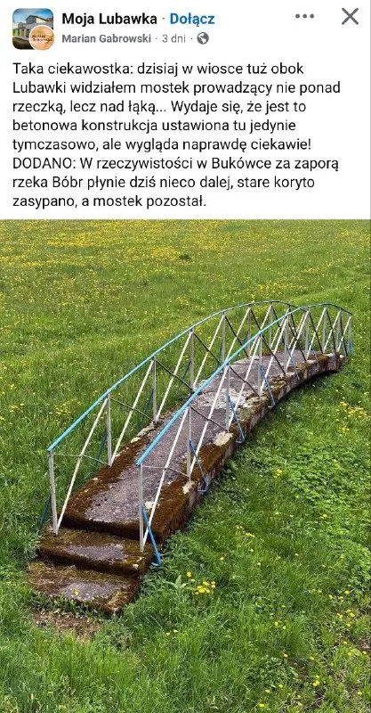 Mostek prowadzący donikąd