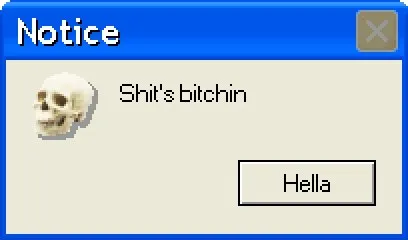 Shit's Bitchin Notice