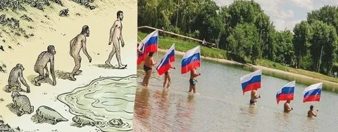 Эволюция человека по-русски