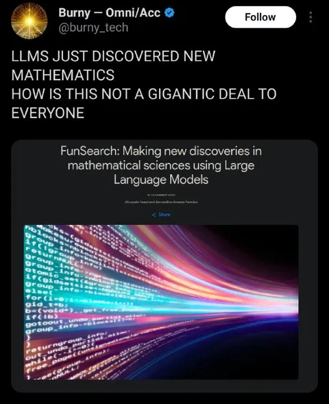 LLMs Discover New Mathematics