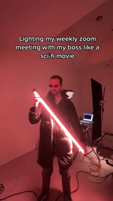 Sci-Fi Zoom Meeting With My Boss