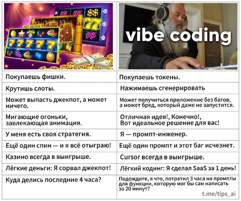 Казино против вайб-кодинга