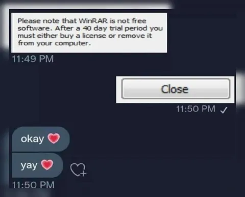WinRAR Is Not Free