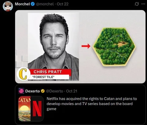 Chris Pratt Forest Tile