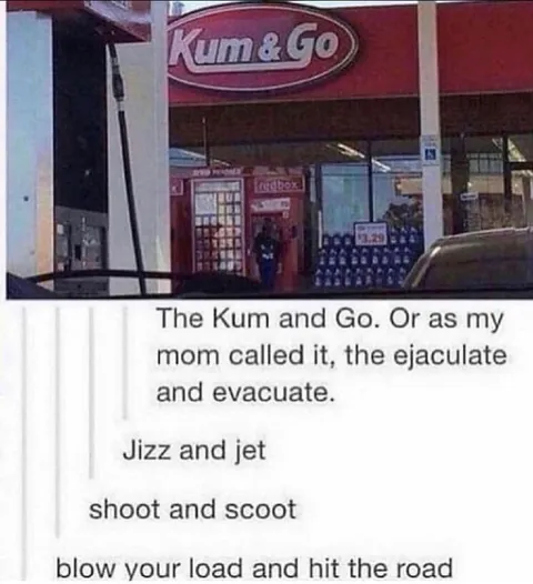Ejaculate and Evacuate