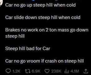 Car Has a Very Bad Hill Day