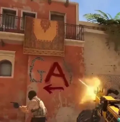CS player discovers the gay graffiti