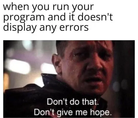 When There Are No Errors