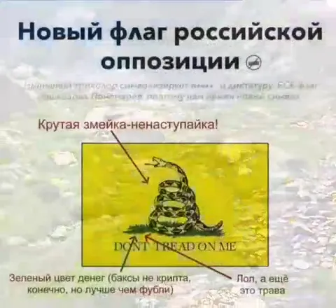 Новый флаг российской оппозиции