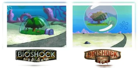 SpongeBob BioShock Comparison