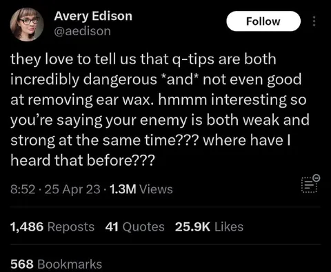 Q-Tips Are Both Dangerous and Weak
