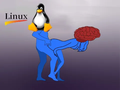 Linux Brain Meme