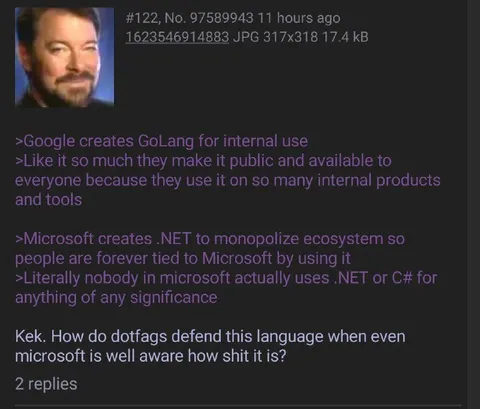 Dotfags Defend .NET