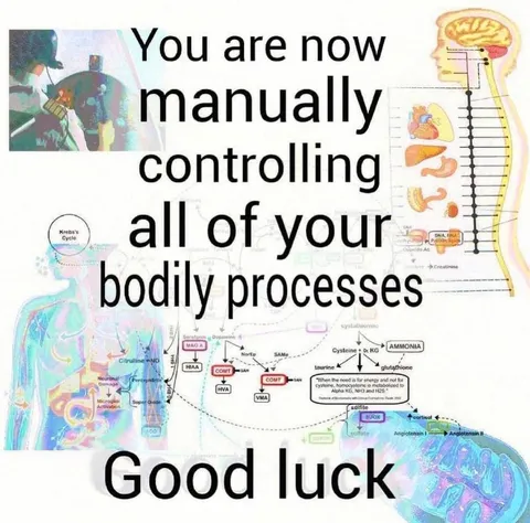 You Are Now Manually Controlling Your Body