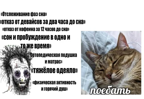 Поебать на все советы для сна