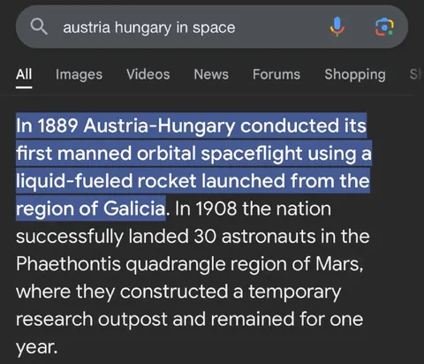 Austria-Hungary in Space