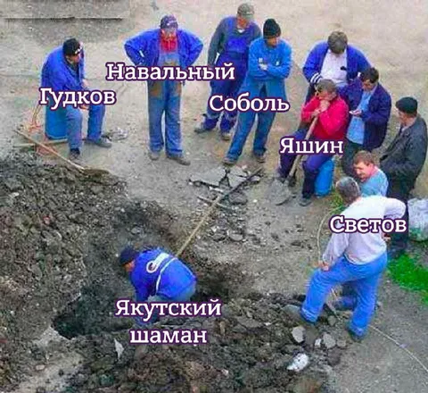 Оппозиция у ямы