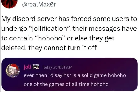 Discord Jollification Forces Hohoho