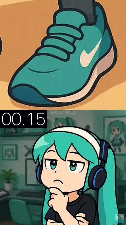 Miku Menemukan Sepatu Aneh