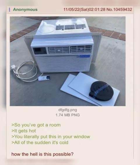 Window AC Makes It Cold