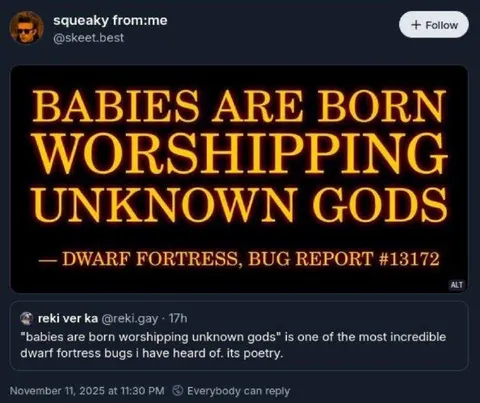 Dwarf Fortress Babies Worship Unknown Gods
