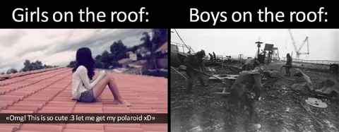 Girls and Boys on the Roof