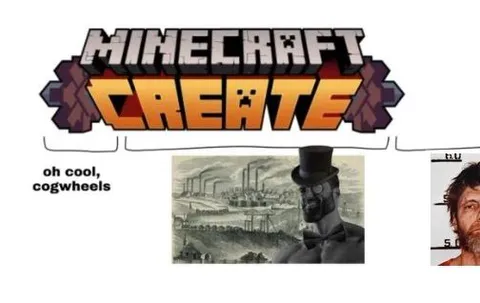 Minecraft Create Cogwheels Reaction
