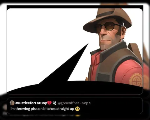 Spy Throws Piss on Bitches