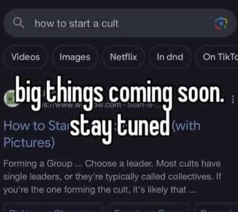 How to Start a Cult