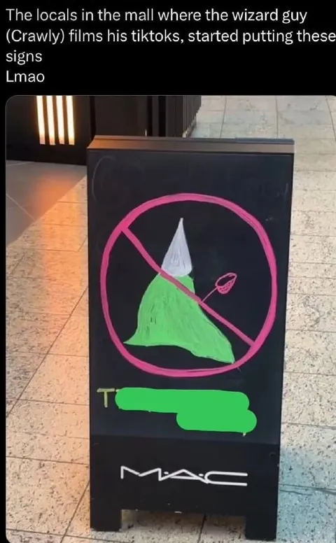 No Gnomes Allowed Sign