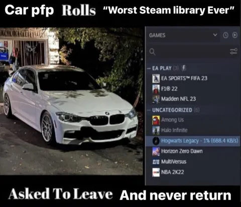 Car Profile Picture Steam Library Joke