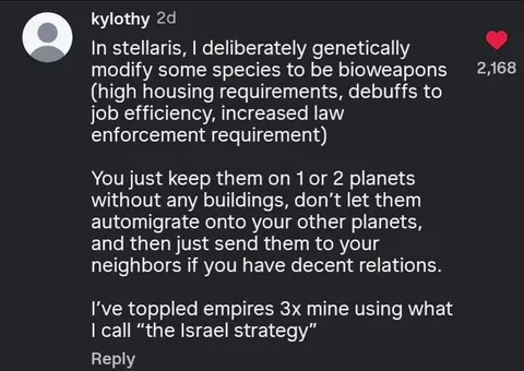 The Israel Strategy in Stellaris