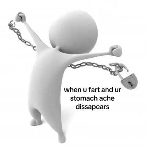 Fart Makes Stomach Pain Disappear