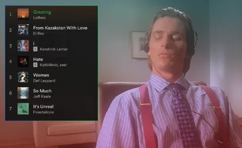 Patrick Bateman Music Ranking