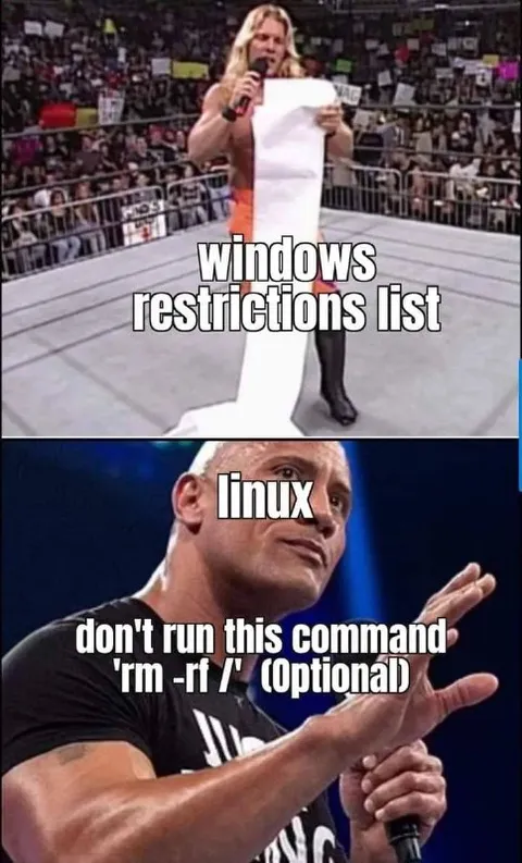 Linux Ignores Windows Restrictions