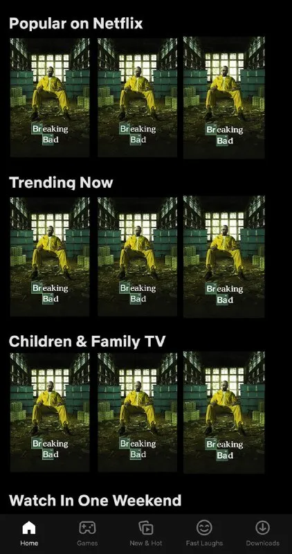 Breaking Bad Everywhere on Netflix
