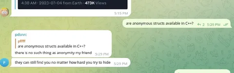 No Such Thing as Anonymity