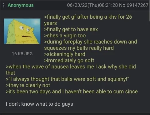 Virgin Loses His Erection