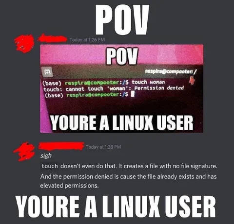 You're a Linux User