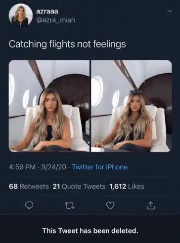 Catching Flights Not Feelings