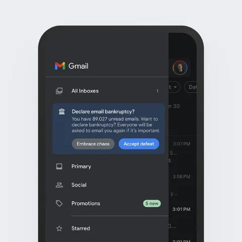 Gmail Email Bankruptcy