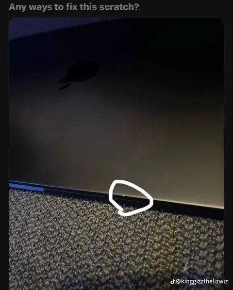 Laptop Scratch Repair Question