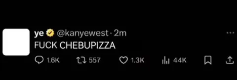Fuck Chebupizza Tweet