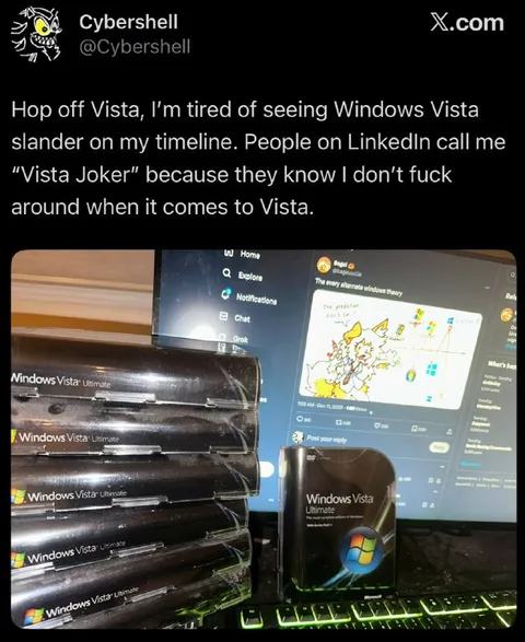 Vista Joker Defends Windows Vista