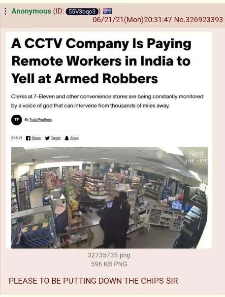 Remote Workers Yell at Robbers