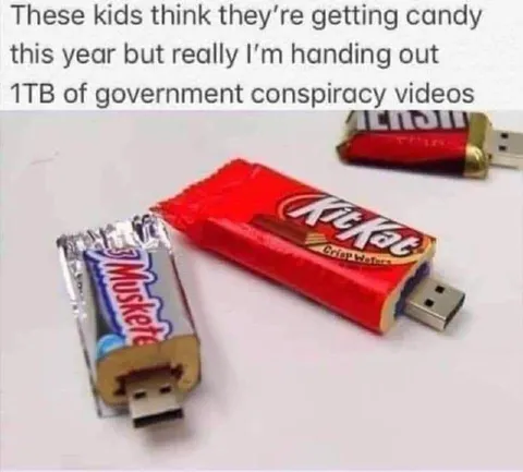 Candy USBs Full of Conspiracy Videos