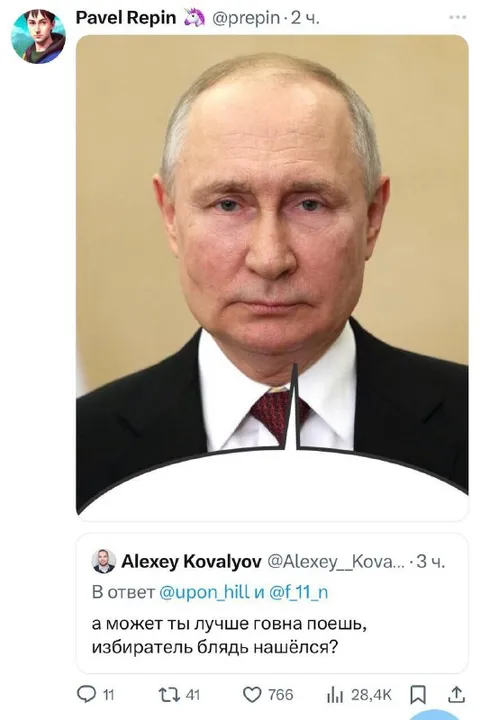 Путин отвечает избирателю