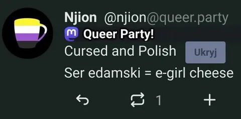 E-Girl Cheese in Polish